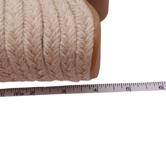 NWOB BCBGMAXAZRIA Abell Espadrille Sandal Sz 38.5 Blue Denim Wedge Ankle Strap - Picture 14 of 14